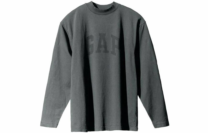 Футболка Yeezy YEEZY × Gap x Balenciaga Dove Longsleeve Tee Logo (темно-зеленая)