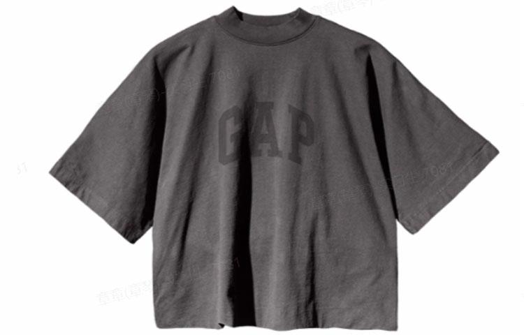 Футболка Yeezy × Gap x Balenciaga T-shirt Logo (черная)