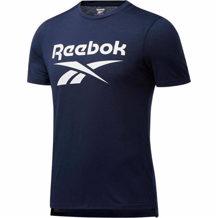 Мужская футболка Reebok Wor Sup SS Graphic TEE (синяя)