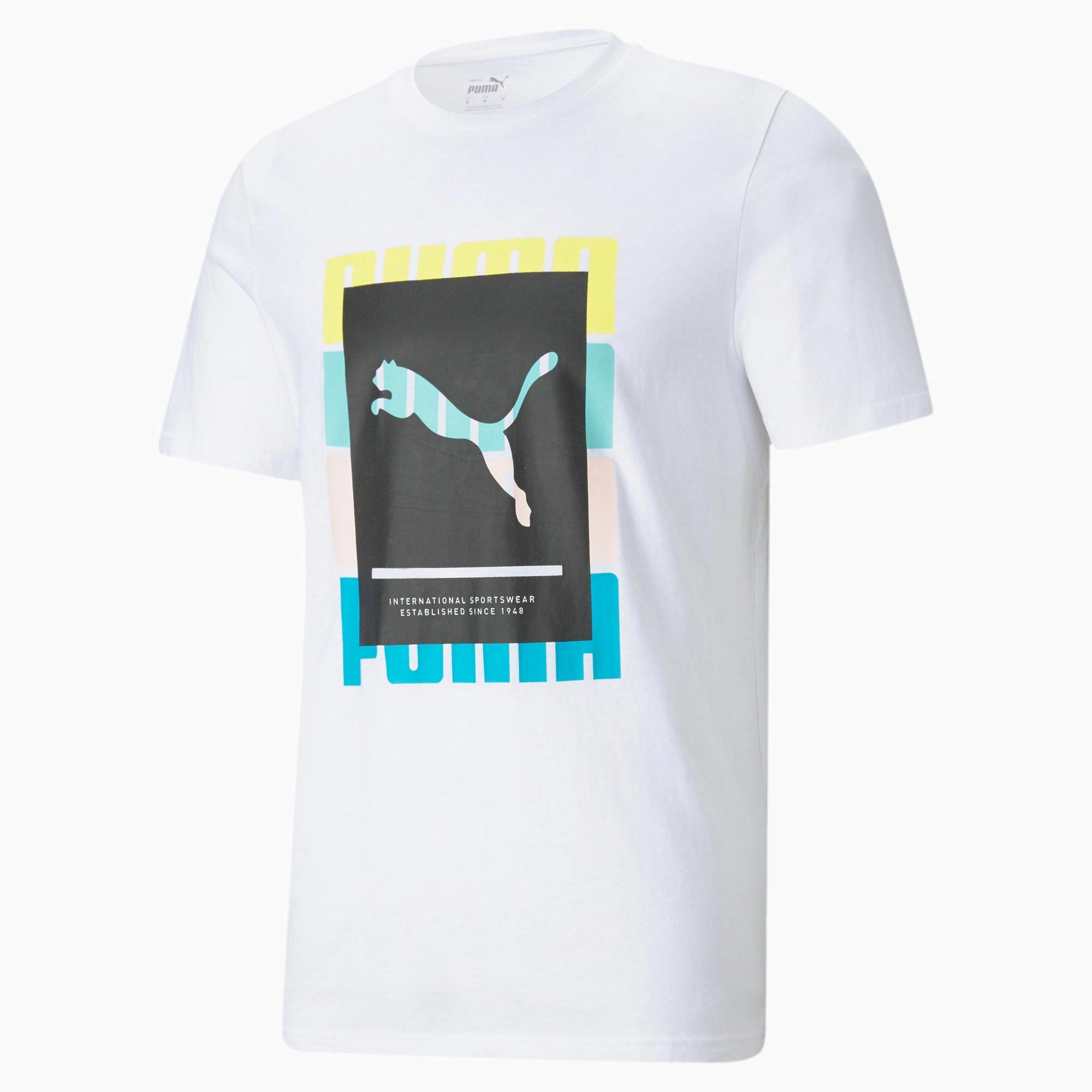 Мужская футболка PUMA Буквы (черная)