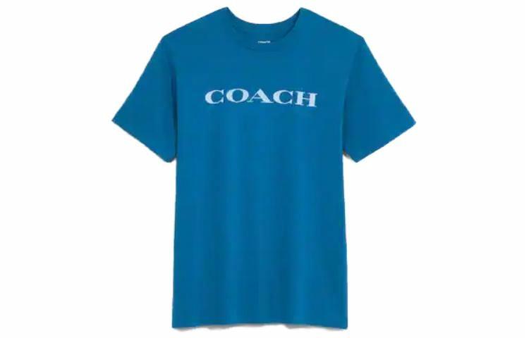 Мужская футболка COACH (синяя)