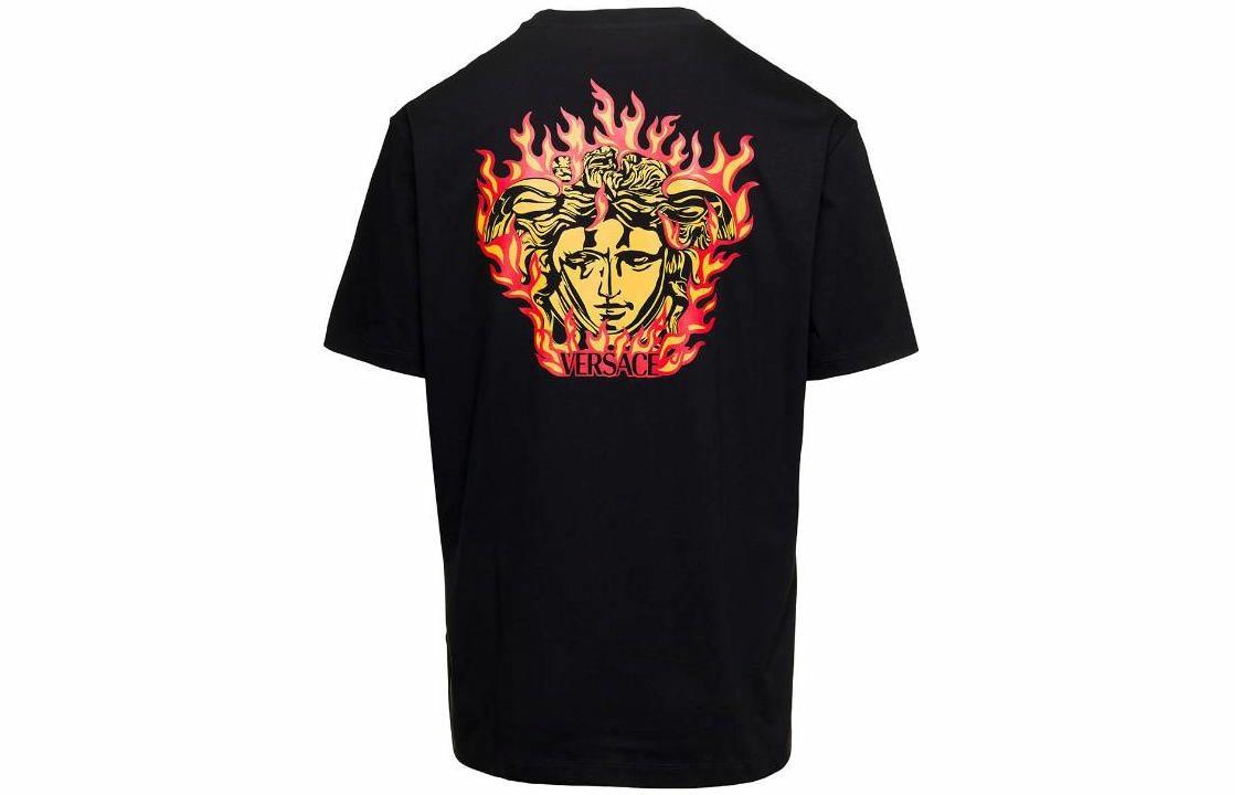 Мужская футболка Versace Medusa (черная)