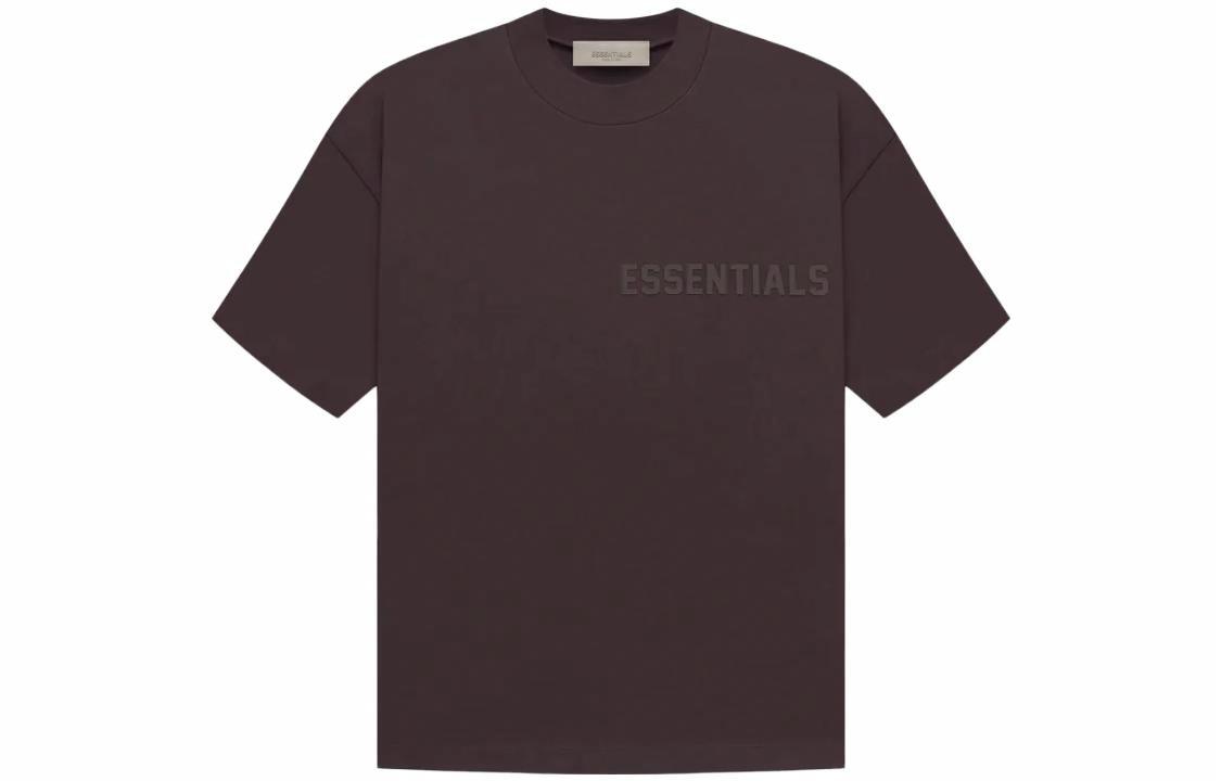 Мужская футболка Fear of God Essentials (пурпурная)