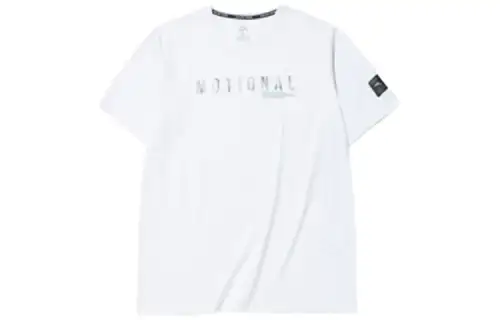 ANTA Variety Training Collection T Shirts Men's White Crew Neck Moderate Straight Fit