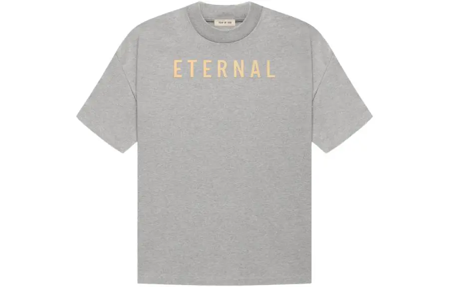 Fear Of God T Shirt Unisex Gray