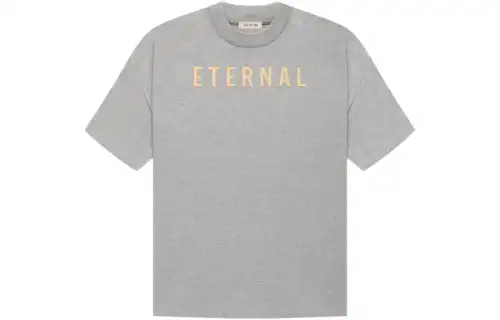 Fear Of God T Shirt Unisex Gray