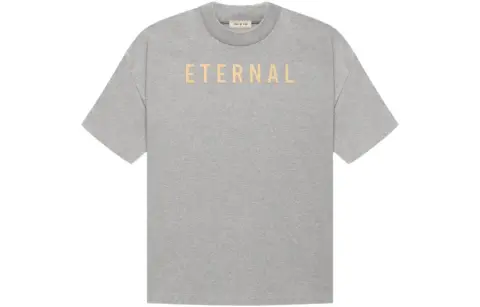 Fear Of God T Shirt Unisex Gray