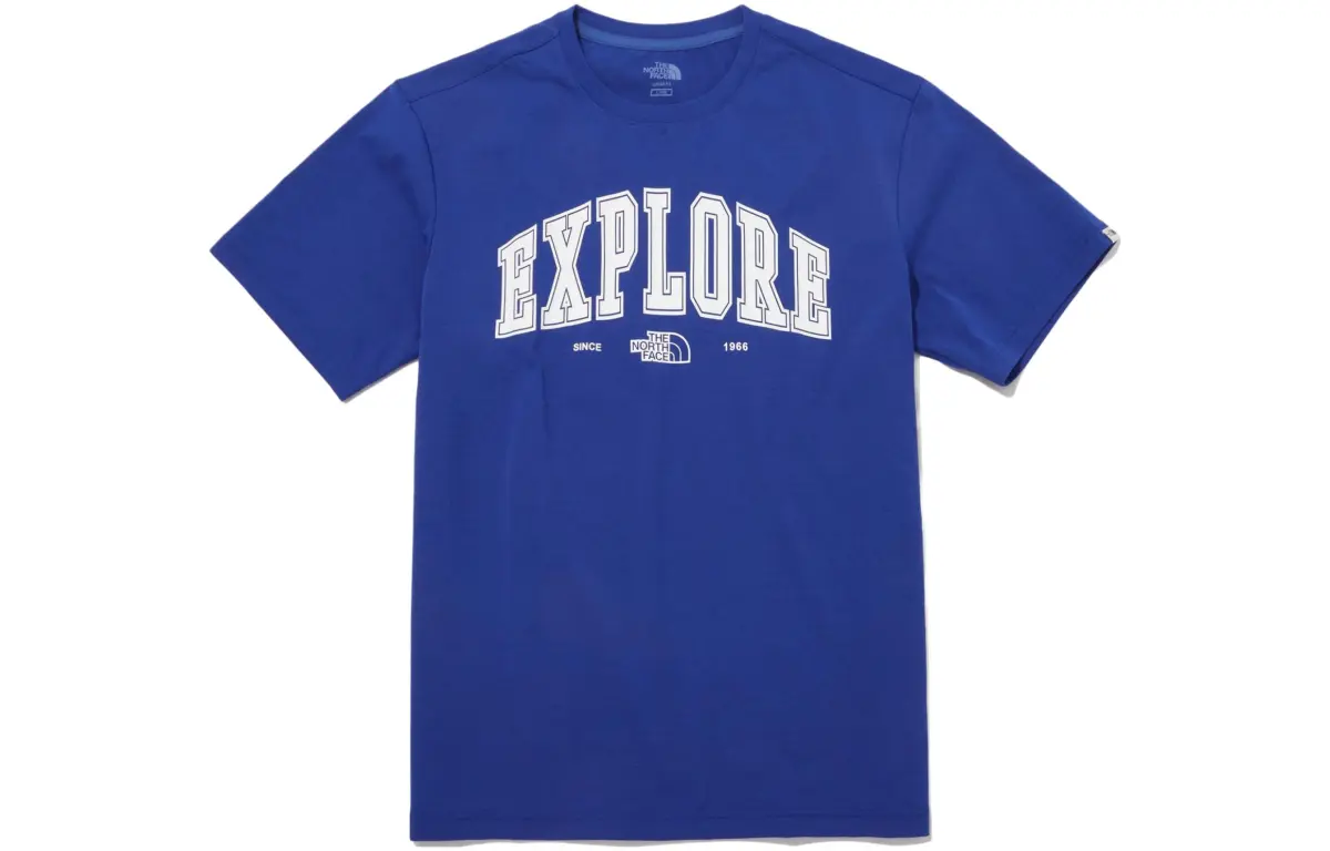 THE NORTH FACE Drop Shoulder Sleeve T Shirt Men's Royal Blue