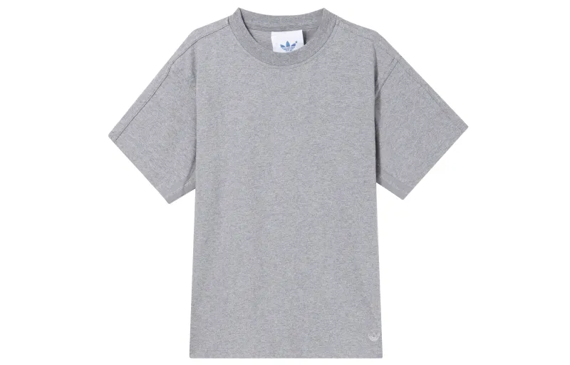 Adidas Originals T Shirts Men's Gray Crew Neck