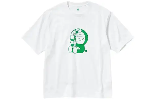 UNIQLO x Doraemon/A, T Shirt Unisex White