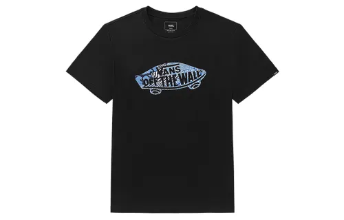 Vans T Shirts Unisex Black Crew Neck Moderate Straight Fit