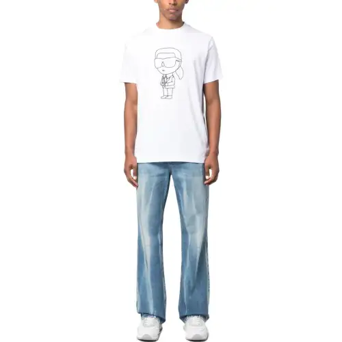 KARL LAGERFELD / Karl Lagerfeld Jeans T Shirt Men's White