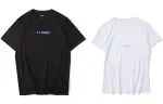 Li Ning T Shirts Unisex 2 Pack Black+White Crew Neck Moderate Straight Fit