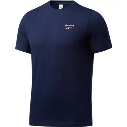 Reebok Set in Sleeve T Shirt Unisex Navy Blue