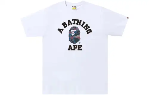 Bape Grid Camo College Tee FW22
