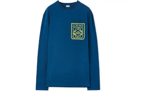 LOEWE FW22 T Shirt Men's Petroleum
