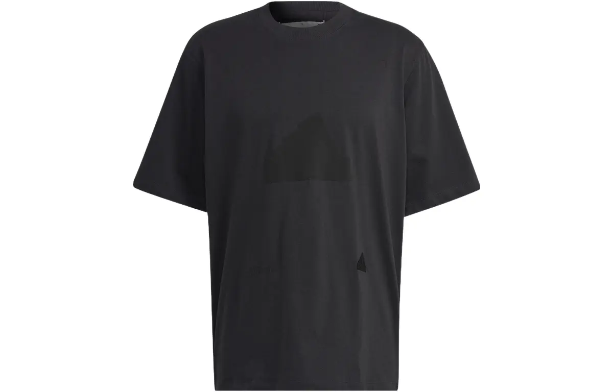 Adidas Drop Shoulder Sleeve T Shirt Men's Black