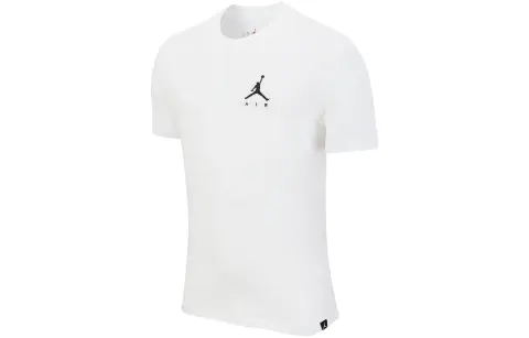 Jordan T-Shirts Men's White Crew Neck Moderate