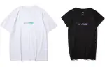 Li Ning T Shirts Unisex 2 Pack White+Black Crew Neck Moderate Straight Fit