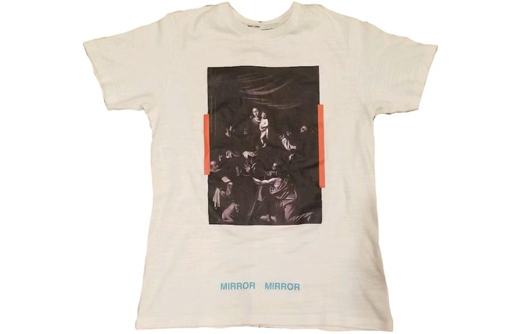 Virgil Abloh X Mca Figures Of Speech OFF WHITE Caravaggio Tee