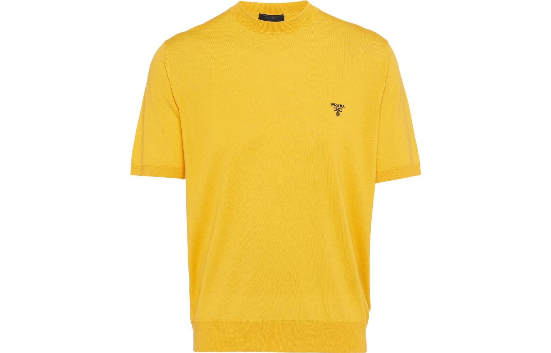 PRADA Logo-embroidered Wool Jumper
