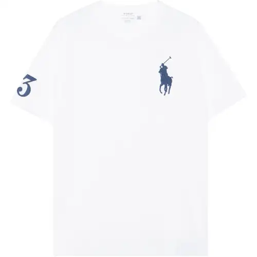 Polo Ralph Lauren SS23 Men's Embroidered Crewneck Tee White