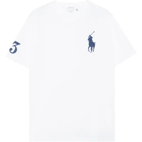 Polo Ralph Lauren SS23 Men's Embroidered Crewneck Tee White