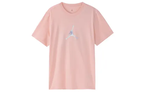 Jordan Drop Shoulder Sleeve T-Shirt Men's Coral Red