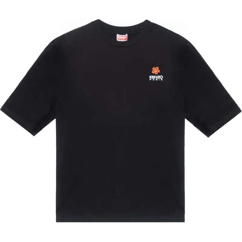 【Previous Season】Boke Flower-embroidered T-shirt