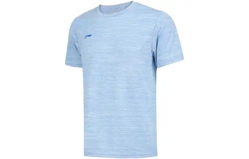 Li Ning T Shirt Unisex Crystal Blue