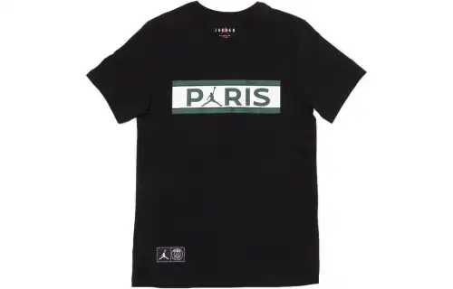 Jordan X Psg Paris Saint Germain Wordmark T Shirt