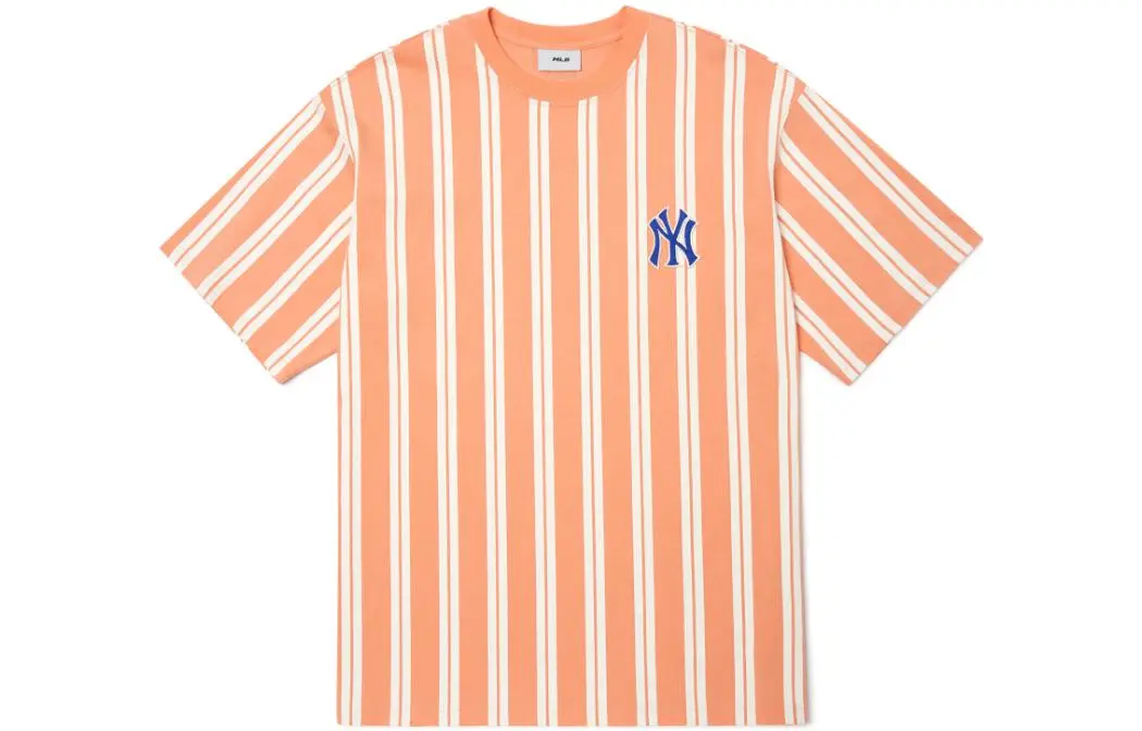 MLB Drop Shoulder Sleeve T-Shirt Unisex Orange