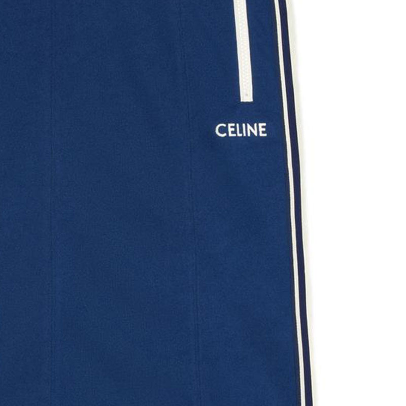 Женская футболка CELINE SS22 (синяя) — фото 3