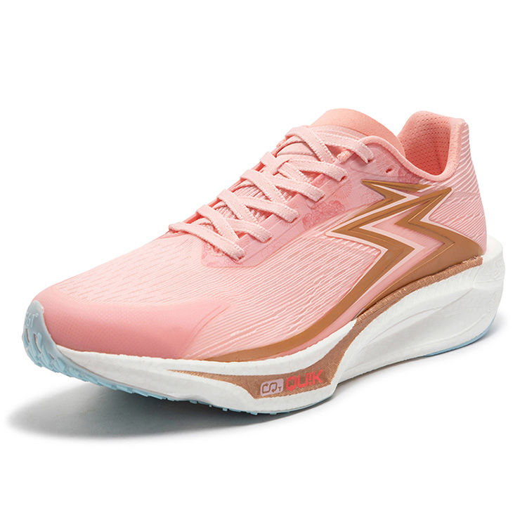 361° Blitz Team 2 Running Shoes Unisex Low Top Blush Peach Pink/Fluorescent Data Pink