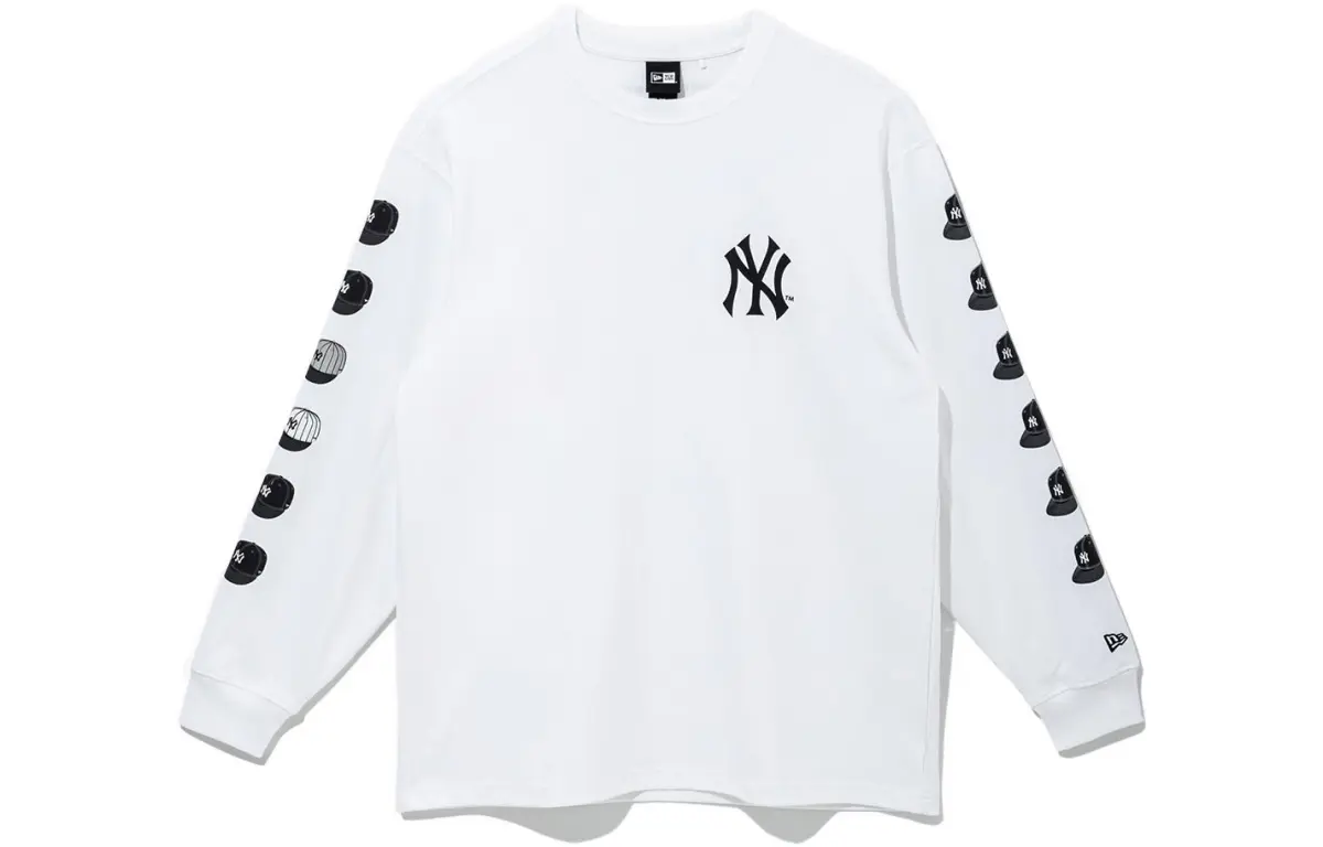New Era X MLB T-Shirts Unisex White Crew Neck Moderate Straight Fit