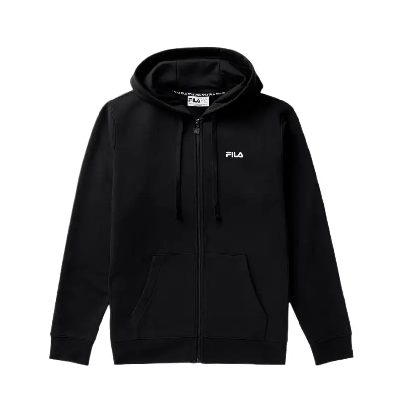 FILA Jackets Men's Black Hooded Moderate Other