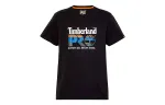 Timberland T Shirts Men's Black Crew Neck Moderate Straight Fit