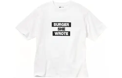 UNIQLO T Shirts Unisex White Crew Neck Moderate Straight Fit