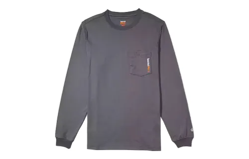 Timberland T Shirts Men's Dark Gray Crew Neck Moderate Straight Fit