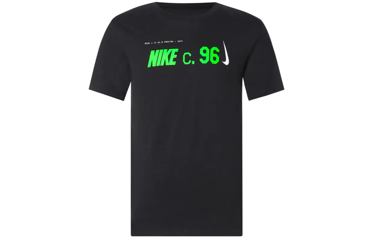 Nike Set-in Sleeve T-Shirt Men's Men's Black Black