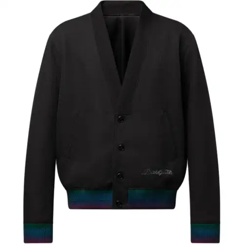 Lv Preppy Wool Cardigan Blouson