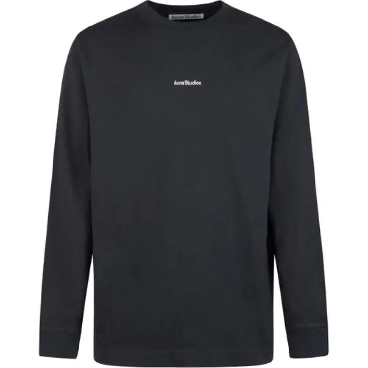 Acne Studios Logo Printed Crewneck T Shirt
