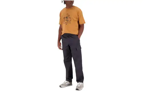 New Balance T Shirts Men's Sunflower Crew Neck Moderate Straight Fit