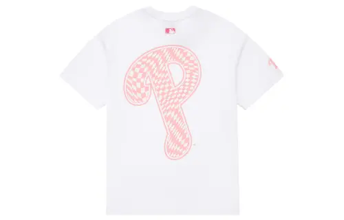 MLB Drop Shoulder Sleeve T-Shirt Unisex White