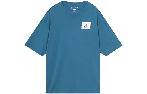Jordan Drop Shoulder Sleeve T-Shirt Men's Dark Blue