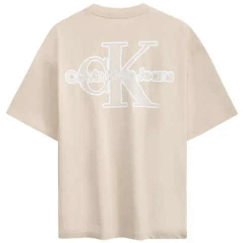 CALVIN KLEIN T Shirt Unisex Light Khaki