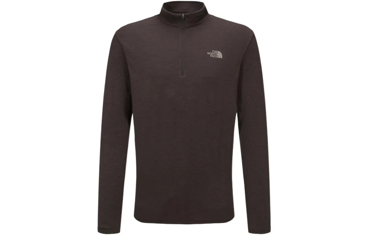 THE NORTH FACE T-Shirts Men's Umber Half-Turtleneck Moderate Straight Fit