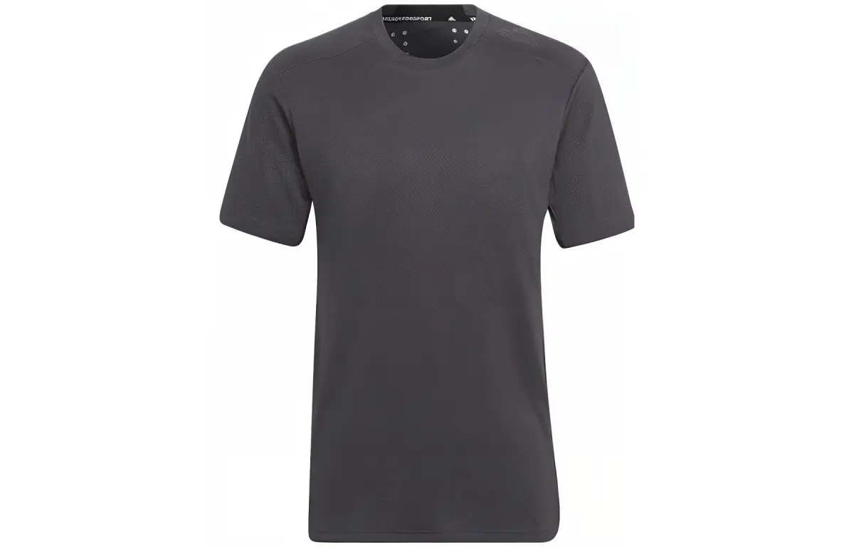 Adidas T-Shirts Men's Black Crew Neck Moderate