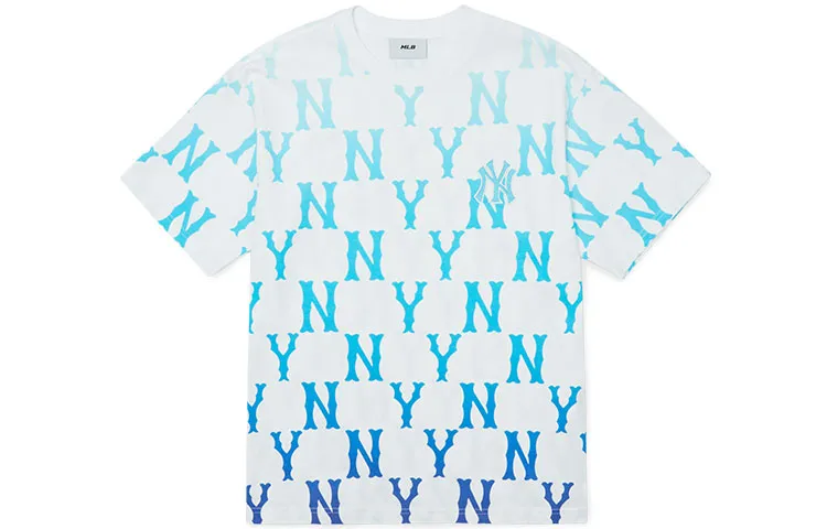 MLB SS22 Drop Shoulder Sleeve T-Shirt Unisex Blue
