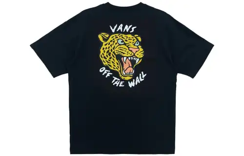 Vans Set in Sleeve T Shirt Men's Black